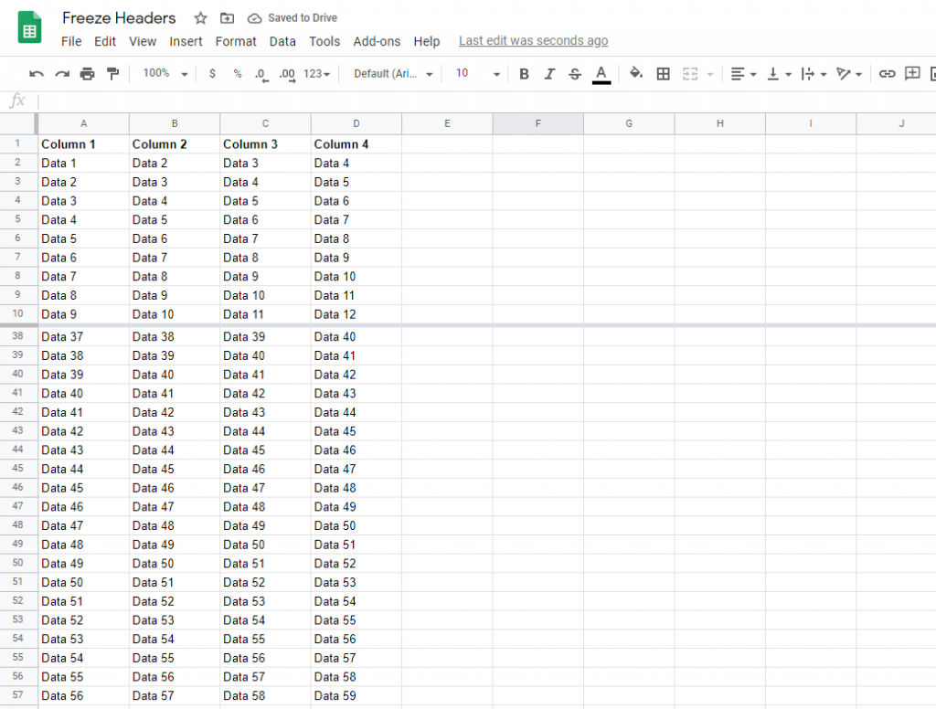 Google Sheets