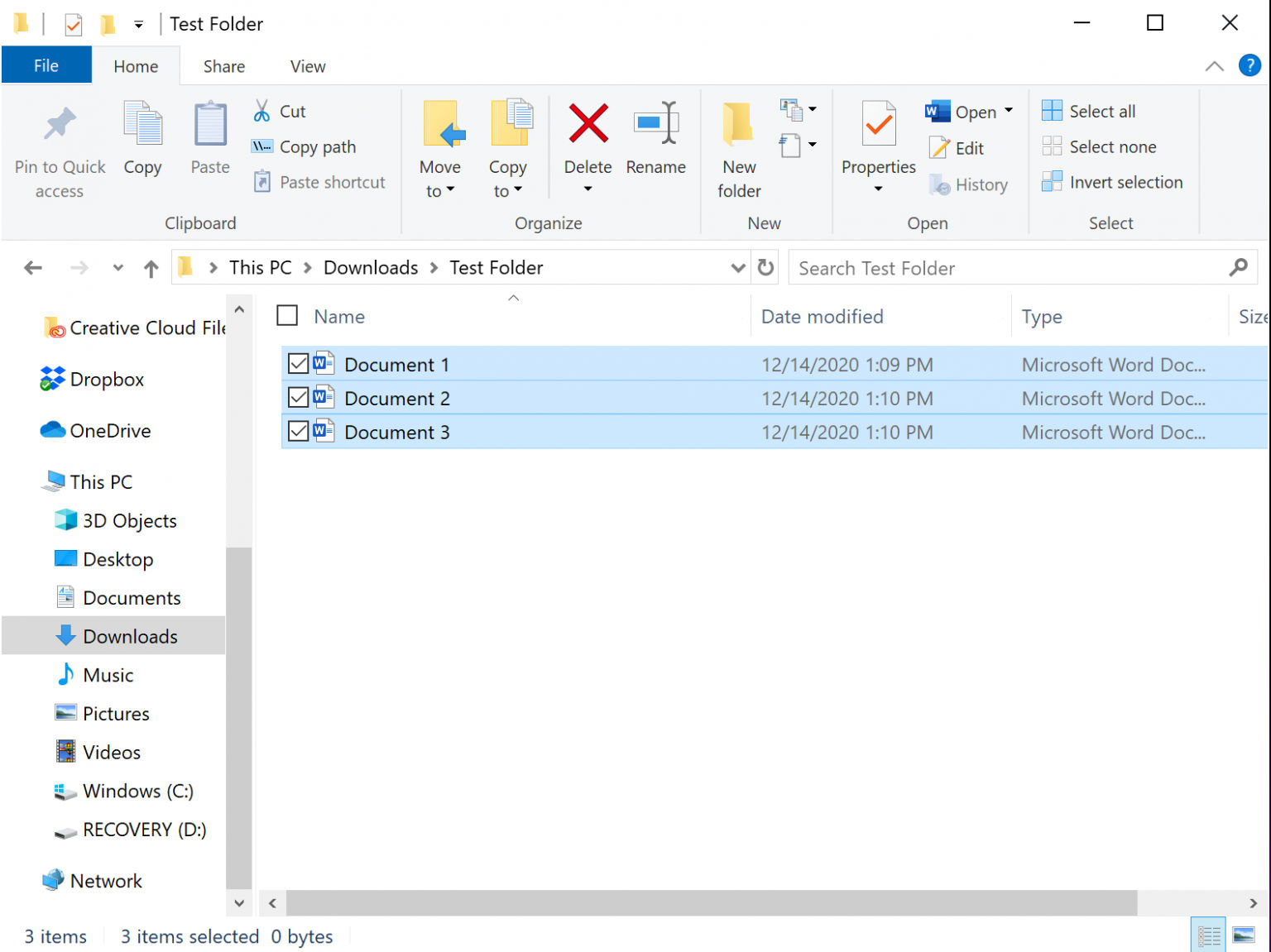 Windows File Highlight How to Create a Zip File in Windows 10 - Techozu