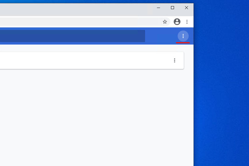 Chrome Bookmarks Menu