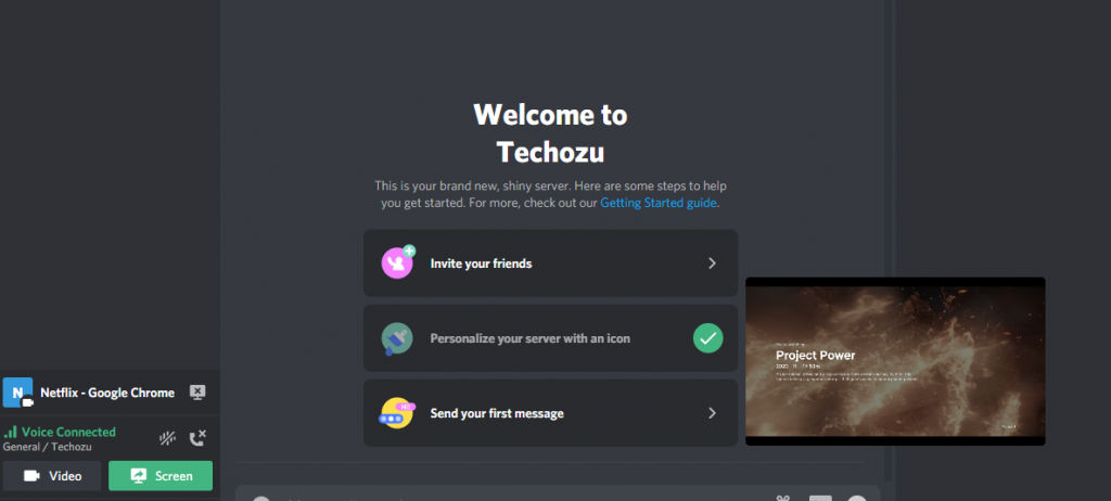 Streaming Netflix on Discord