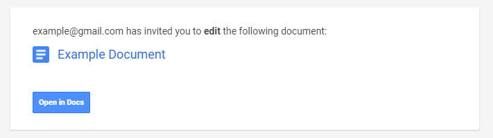 Invitation to Edit Google Doc