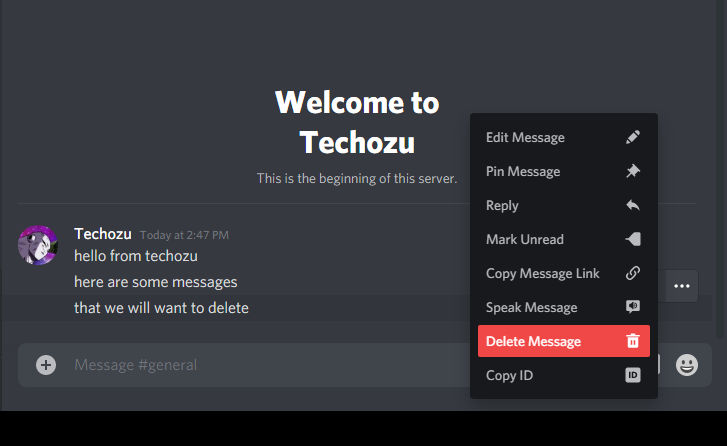 Clear Chat Discord Manually