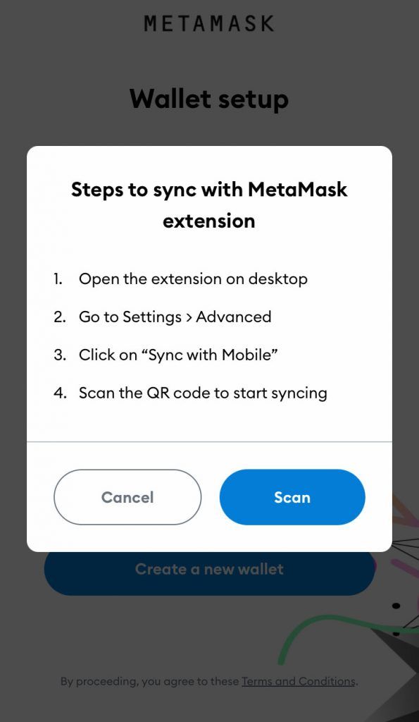 nebulas metamask settings