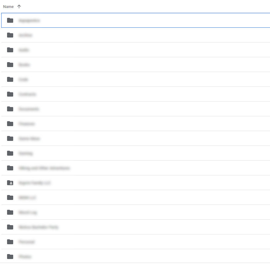 Google Drive Folders