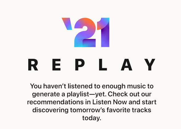 Apple Music Replay Not Enough