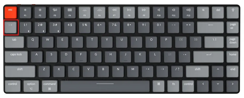 Keyboard Tilde Highlight