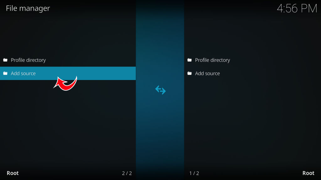 Kodi File Manager Add Source