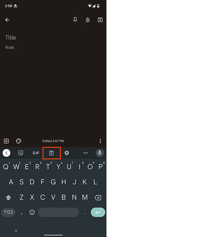 Clipboard icon, How to View Your Clipboard History on Android