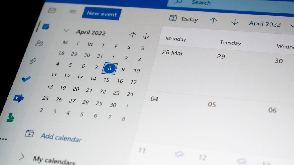 How to Sync Outlook Calendar with Google Calendar | Image of Outlook