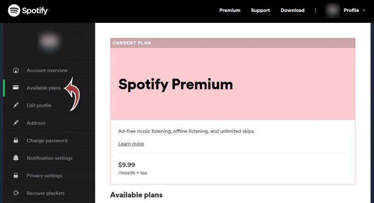 How to Cancel Your Spotify Subscription - Step 4