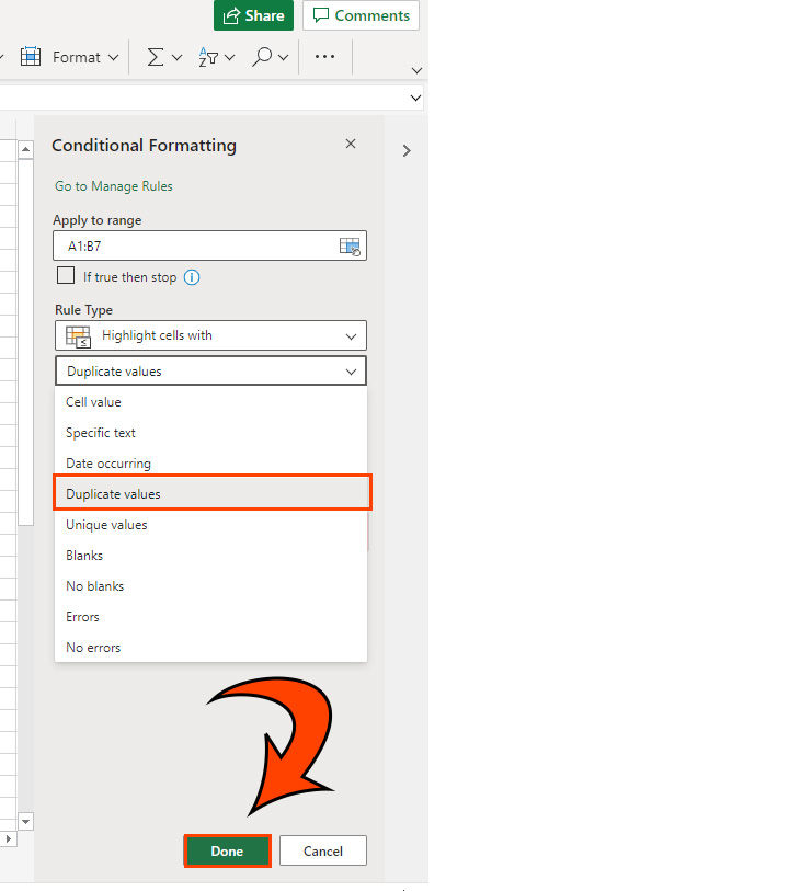 Highlighting Duplicate Values in Microsoft Excel