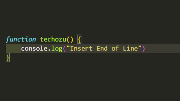 How To Insert At The End Of A Line In Vim Techozu