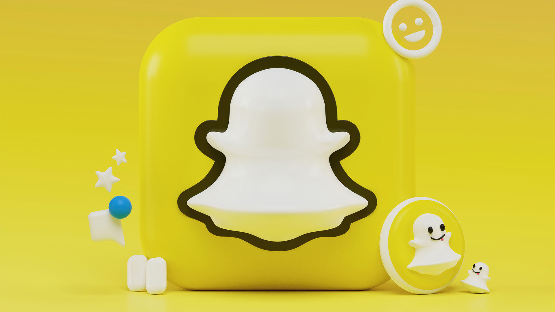 Yellow 3D Snapchat Icon, How to Increase Your Snapchat Score Fast