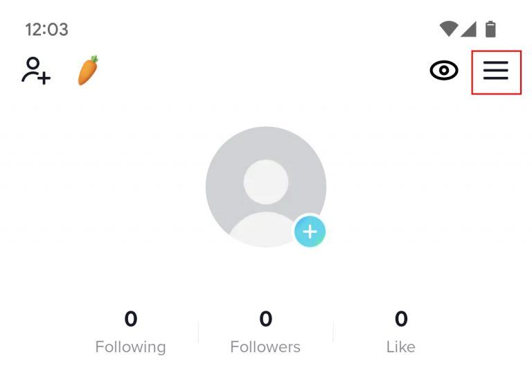 Turn Off Restricted Mode on TikTok Tree Lines Icon