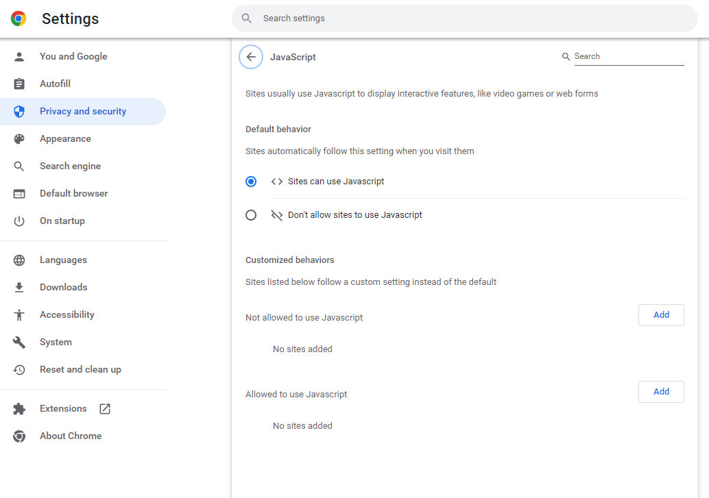 How to Turn Off Javascript in Chrome - Techozu