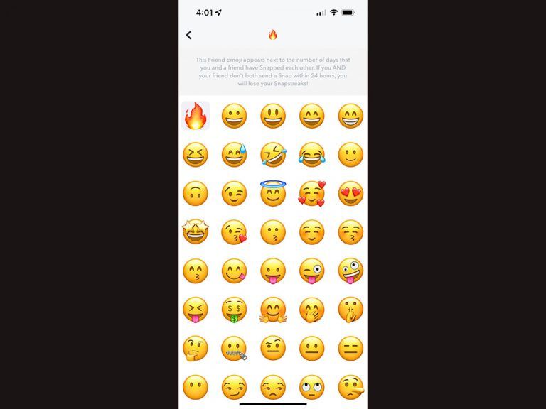 How to Change Your Snapchat Streak Emoji - Step 4