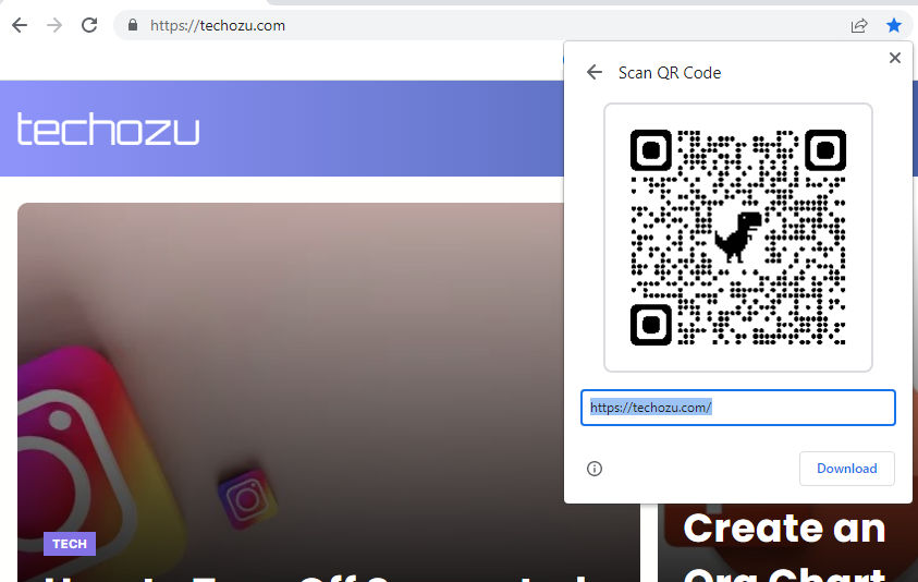 Chrome QR Code