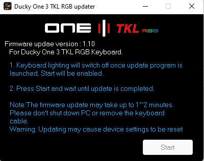 Ducky One 3 Firmware