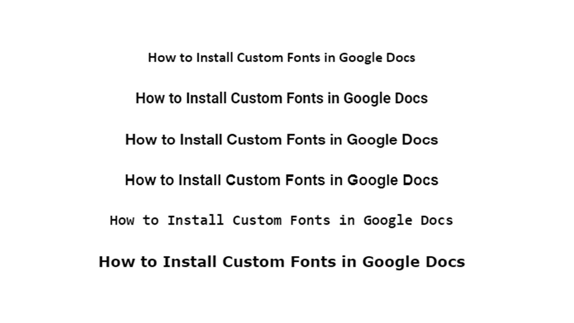 upload font to google docs