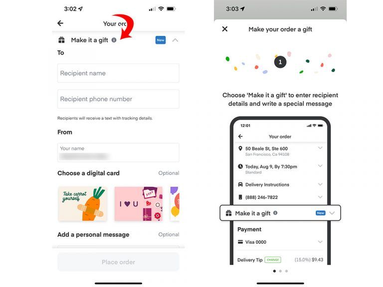 How to Send a Gift From Instacart Techozu