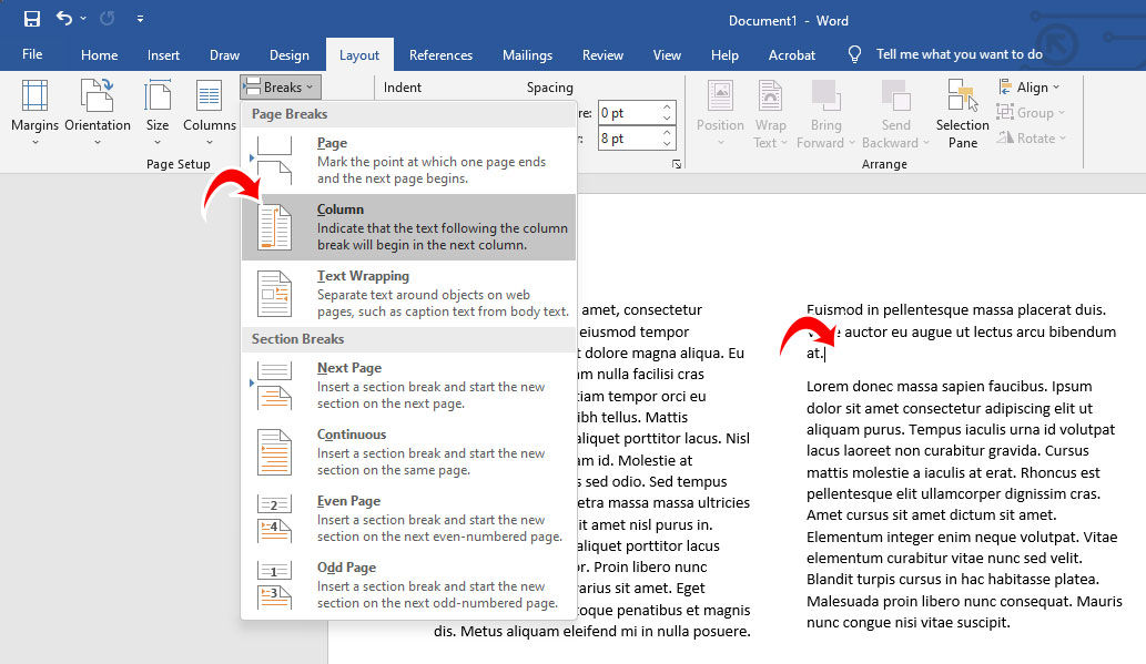 how-to-create-columns-in-word-techozu