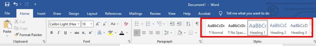 How to Use Headings in Word