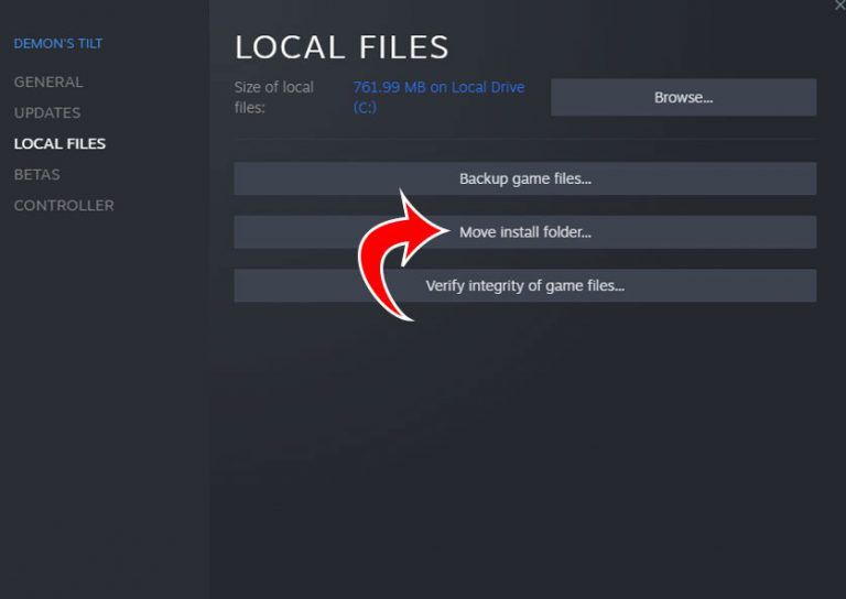 Steam Move Install Folder