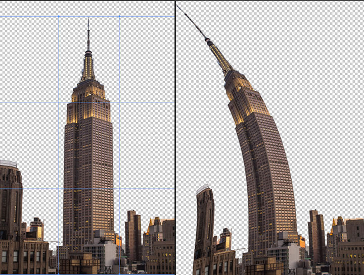 How to Curve Image in Photoshop