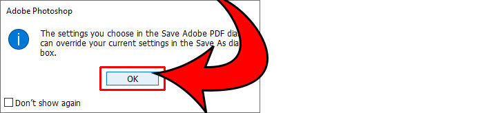 How to Save Photoshop as PDF