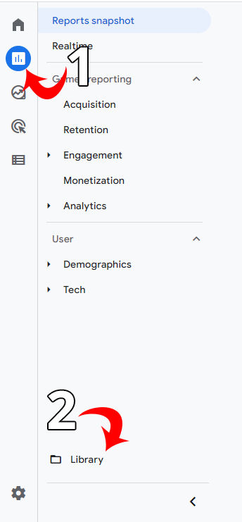 Google Analytics Report Sidebar