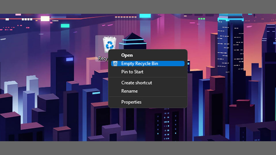 How to Empty the Recycle Bin in Windows