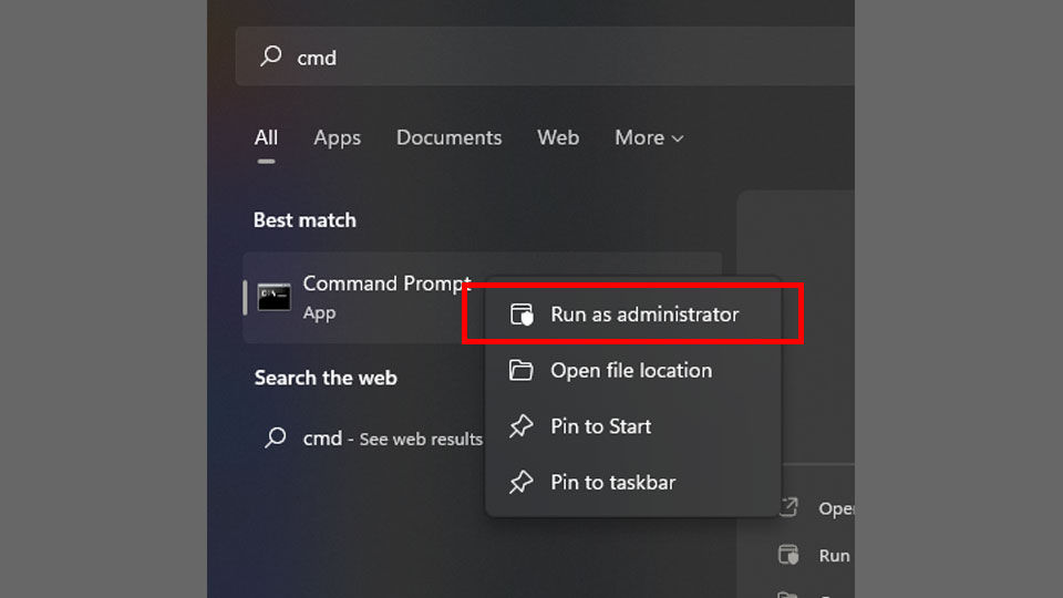 Windows Command Prompt Run as administrator
