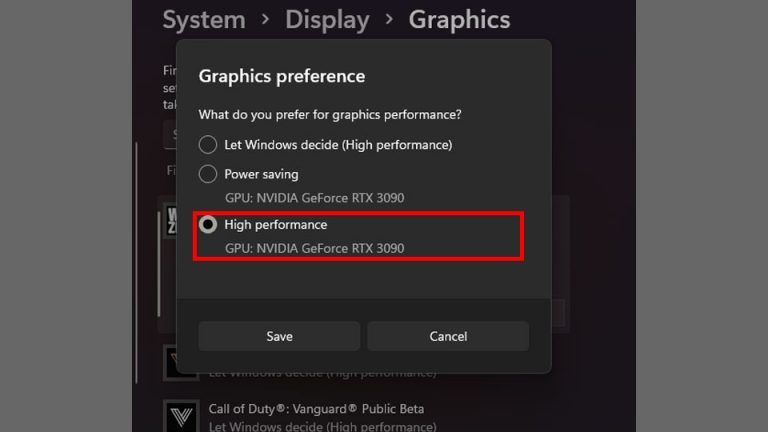 how to make minecraft use gpu windows 11