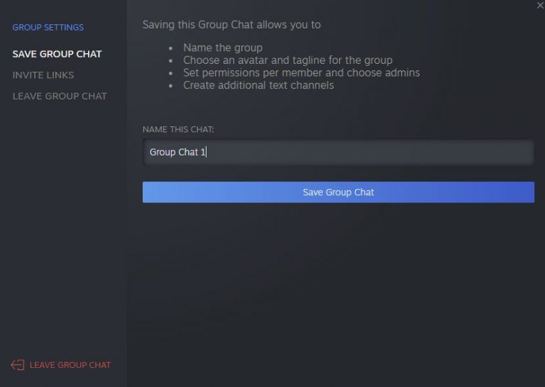 How to Make a Group Chat on Steam - Techozu
