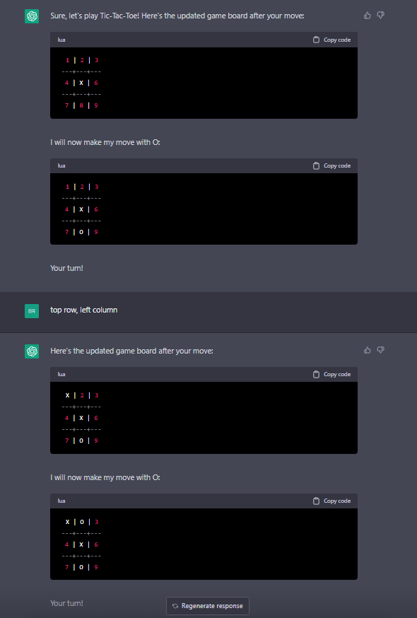 How to Play Tic-Tac-Toe Against ChatGPT